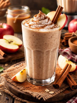 Apple Cinnamon Smoothie Recipes - healthy, Fiber-packed drink