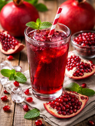 Pomegranate Juice Recipes - Homemade drink