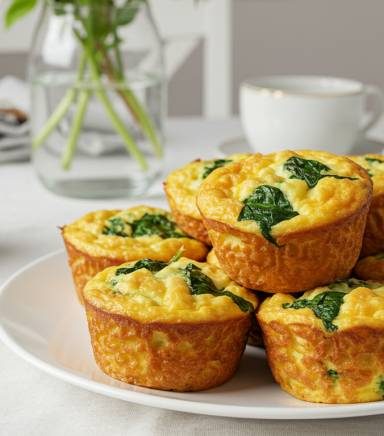 Egg and Spinach Muffins