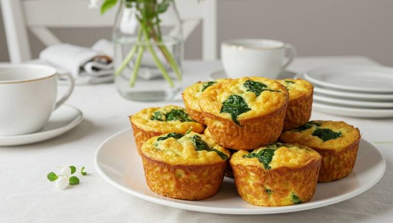 Egg and Spinach Muffins