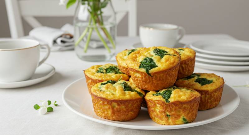 Egg and Spinach Muffins