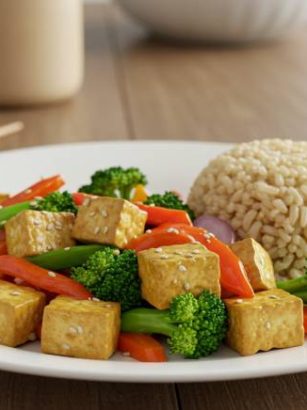 Tofu Stir Fry with Brown Rice
