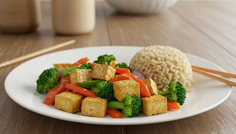 Tofu Stir Fry with Brown Rice