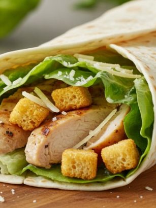 Chicken Caesar Salad Wrap