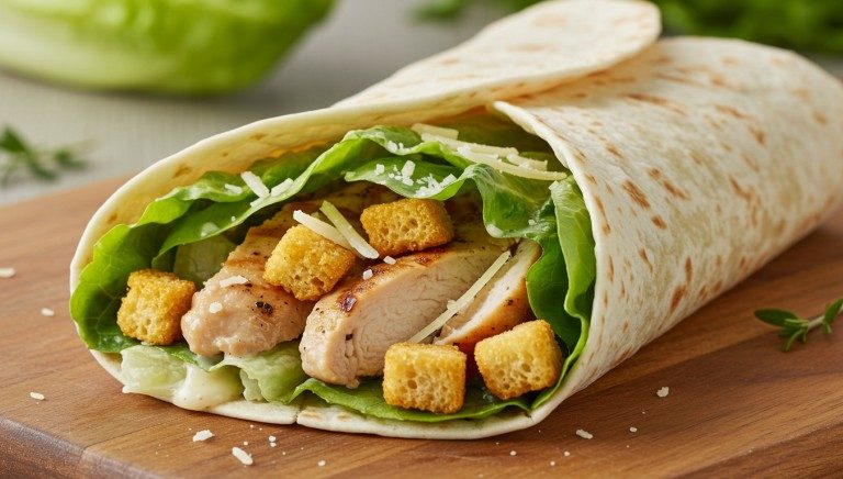 Chicken Caesar Salad Wrap