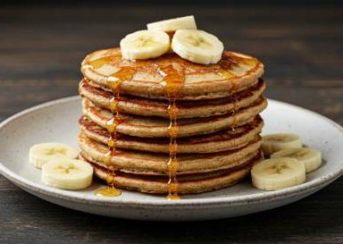 Almond Flour Banana Pancakes