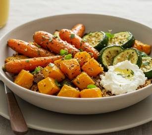 Roasted Vegetable Breakfast Bowl