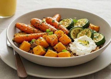 Roasted Vegetable Breakfast Bowl