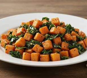 Sweet Potato and Kale Hash