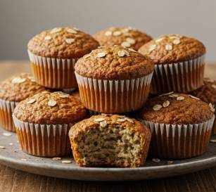Banana Oat Muffins
