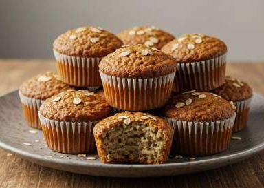 Banana Oat Muffins
