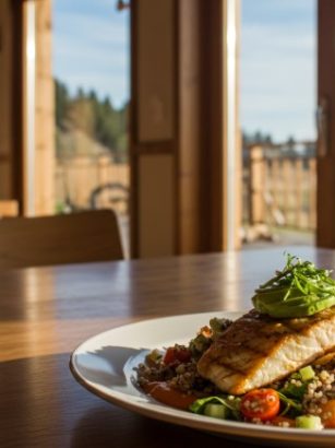 Spanish Grilled Fish with Romesco Sauce