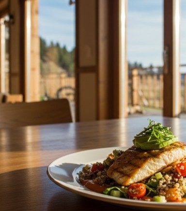 Spanish Grilled Fish with Romesco Sauce