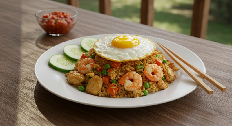 Indonesian Nasi Goreng (Fried Rice)