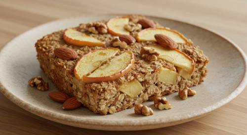Baked Oatmeal with Apples and Nuts