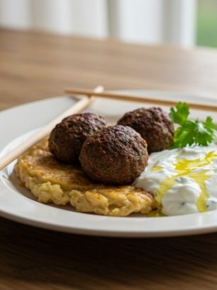 Middle Eastern Lamb Kofta with Tzatziki
