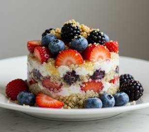 Berry Quinoa Parfait