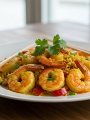 Caribbean Coconut Curry Shrimp
