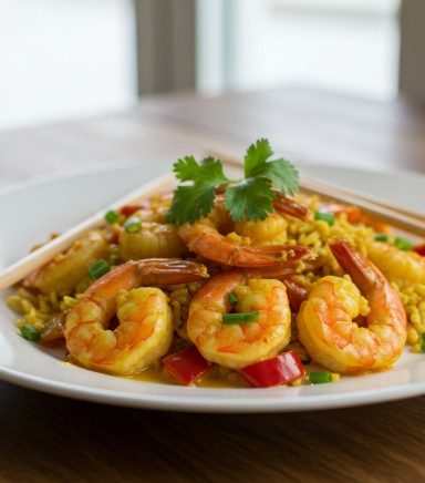 Caribbean Coconut Curry Shrimp