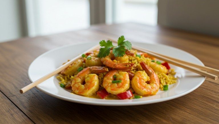 Caribbean Coconut Curry Shrimp