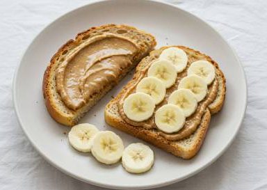Almond Butter and Banana Toast