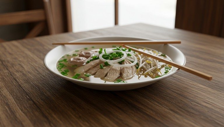 Vietnamese Pho Ga (Chicken Pho)