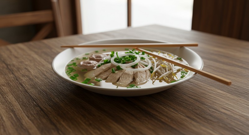 Vietnamese Pho Ga (Chicken Pho)