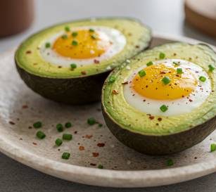 Baked Avocado Eggs