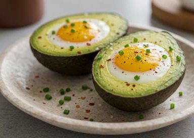 Baked Avocado Eggs