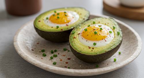 Baked Avocado Eggs