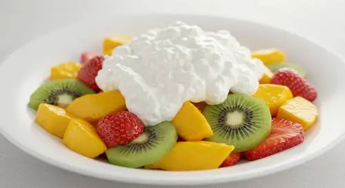 Fruit Salad with Cottage Cheese