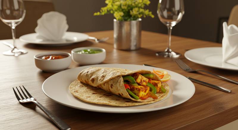 Paneer Tikka Wrap